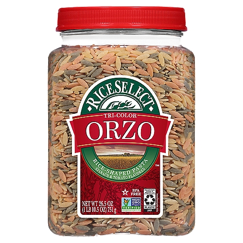RiceSelect Tri-Color Orzo 26.5 oz