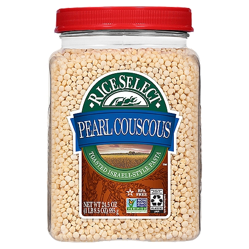 RiceSelect Pearl Couscous Toasted Israeli-Style Pasta, 24.5 oz