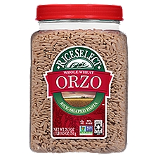 RiceSelect Whole Wheat Orzo Rice-Shaped Pasta, 26.5 oz