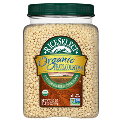 RiceSelect Organic Pearl Couscous Toasted Israeli-Style Pasta, 24.5 oz