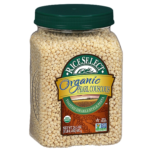 Rice Select Organic Pearl Couscous, 24.5 oz
Toasted Israeli-Style Pasta™