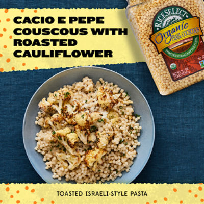 RiceSelect Organic Pearl Couscous Toasted Israeli-Style Pasta, 24.5 oz
