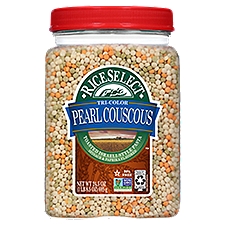 RiceSelect Tri-Color Pearl Couscous Toasted Israeli-Style Pasta, 24.5 oz