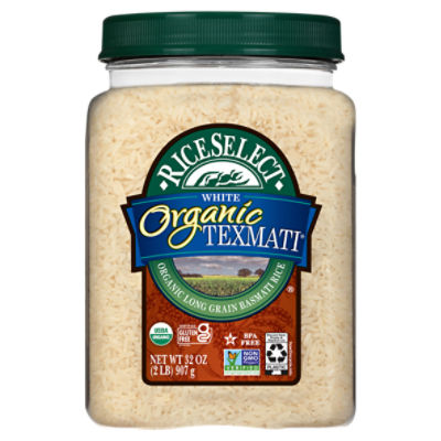 RiceSelect Organic Texmati White Rice, GlutenFree, 32 oz Fairway