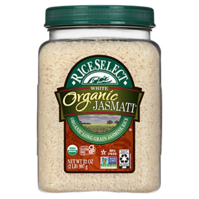 RiceSelect Organic Jasmati White Jasmine Rice, Gluten-Free, 32 oz