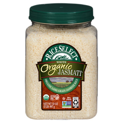 RiceSelect Organic Jasmati White Jasmine Rice, GlutenFree, 32 oz The