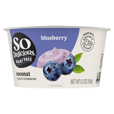 So Delicious Dairy Free Blueberry Coconutmilk Yogurt Alternative, 5.3