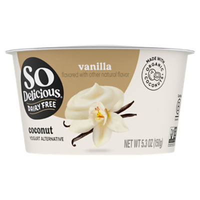 So Delicious Dairy Free Coconut Milk Yogurt Alternative, Vanilla, Vegan
