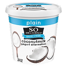So Delicious Dairy Free Plain Coconutmilk Yogurt Alternative, 24 oz