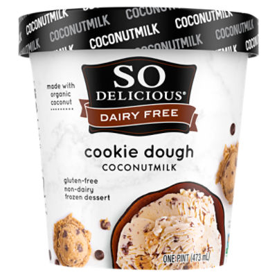 So Delicious Dairy Free Cookie Dough Coconut Milk Frozen Dessert, 1 Pint