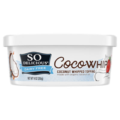 So Delicious Coco Whip Dairy Free Coconut Whipped Topping, 9 oz, 9 Ounce