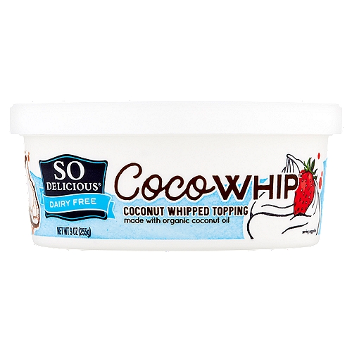 So Delicious Coco Whip Dairy Free Coconut Whipped Topping, 9 oz