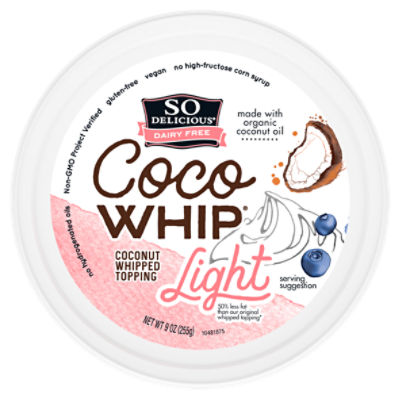 Woodman's - Sun Prairie, WI - So Delicious Dairy Free Coco Whip is a  coconut whipped topping 🥥 and is made w/ organic coconut oil, $3.99.  #GlutenFree #Vegan #NonGMO