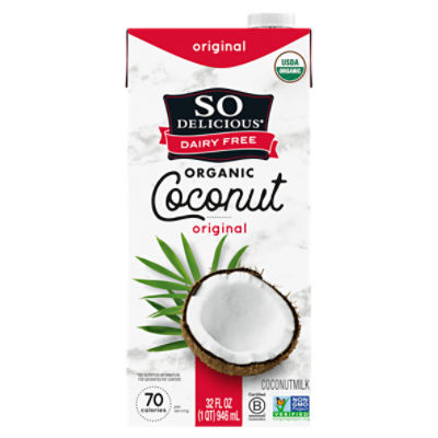 So Delicious Dairy Free UHT Original Coconut Milk, 1 Quart
