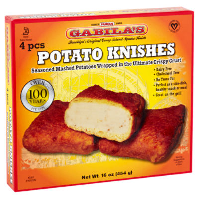 Gabila's Potato Knishes, 4 count, 16 oz