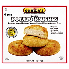 Gabila's Baked Potato Knishes, 4 count, 16 oz