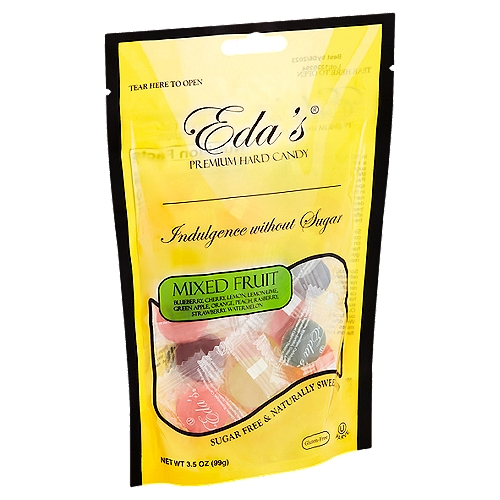 Eda's Mixed Fruit Premium Hard Candy, 3.5 oz 