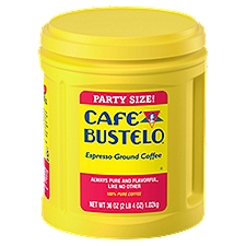 Café Bustelo Espresso Ground Coffee Party Size, 36 oz