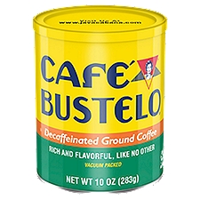 Cafe Bustelo Decaffeinated Ground Coffee, 10 oz