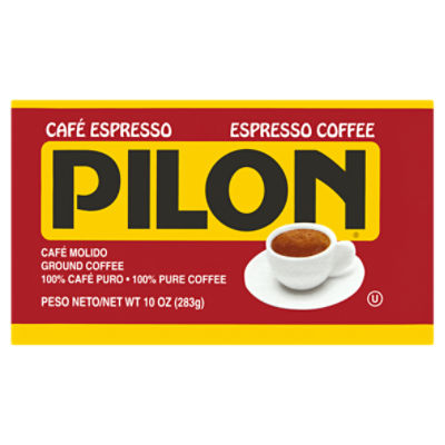 Pilon Espresso Ground Coffee, 10 oz