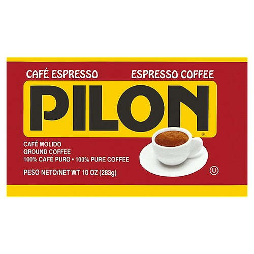Pilon Espresso Ground Coffee, 10 oz