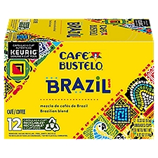Café Bustelo 100% Brazilian Blend Coffee, K-Cup Pods, 4.02 Ounce