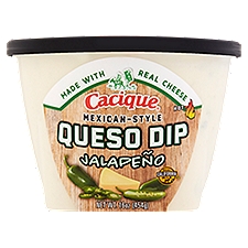 Cacique Hot Mexican-Style Jalapeño, Queso Dip, 16 Ounce
