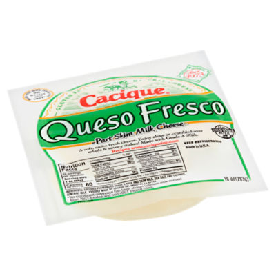Cacique Cheese, Queso Fresco, Part Skim Milk 10 Oz