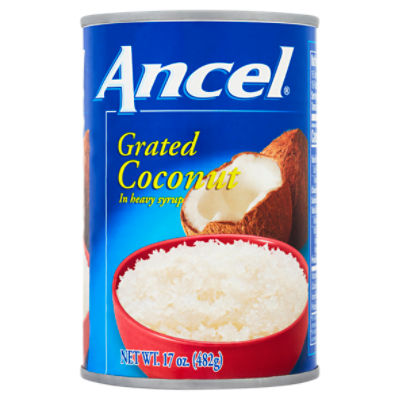Ancel Grated Coconut in Heavy Syrup, 17 oz