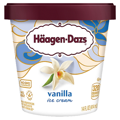 Häagen-Dazs Vanilla Ice Cream, 14 fl oz