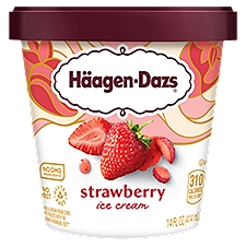 Häagen-Dazs Strawberry Ice Cream, 14 fl oz, 14 Fluid ounce