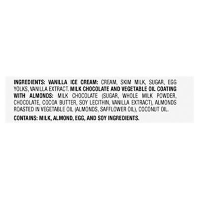 Häagen-Dazs Vanilla Milk Chocolate Almond Ice Cream Bars, 3 fl oz, 3 count