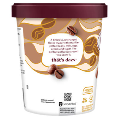 Ice Häagen-Dazs Cream, Coffee fl oz 28