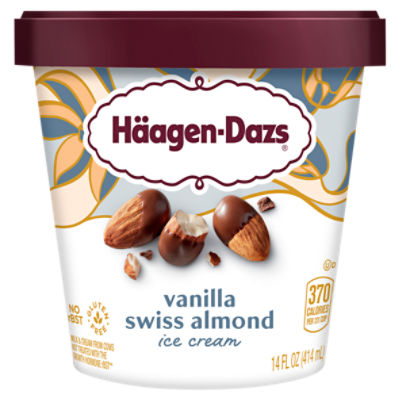 Häagen-Dazs Vanilla Swiss Almond Ice Cream, 14 fl oz
