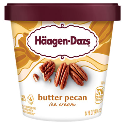 Häagen-Dazs Butter Pecan Ice Cream, 14 fl oz