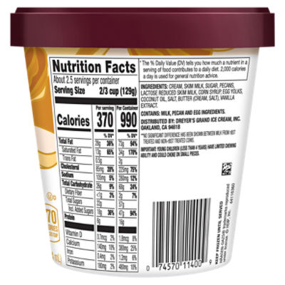 Häagen-Dazs Butter Pecan Ice Cream, 14 fl oz