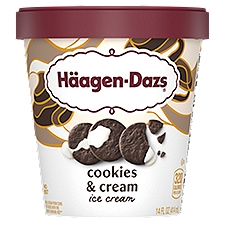 Häagen-Dazs Cookies & Cream, Ice Cream, 14 Fluid ounce