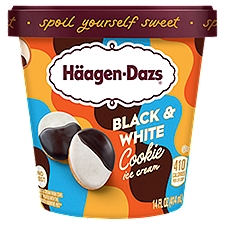 Häagen-Dazs Black & White, Cookie Ice Cream, 14 Fluid ounce