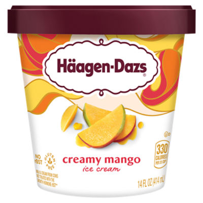 Häagen-Dazs Creamy Mango Ice Cream, 14 fl oz