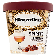 Häagen-Dazs Spirits Bourbon Praline Pecan, Ice Cream, 14 Fluid ounce