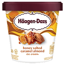 Häagen-Dazs Honey Salted Caramel Almond, Ice Cream, 14 Fluid ounce
