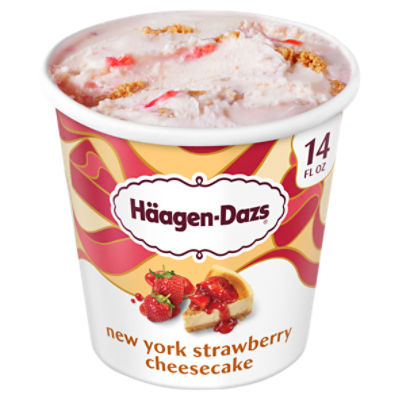 Häagen-Dazs New York Strawberry Cheesecake Ice Cream, 14 fl oz