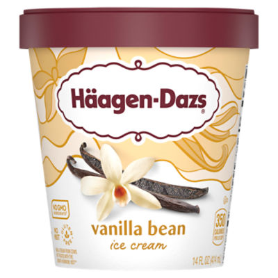 Häagen-Dazs Vanilla Bean Ice Cream, 14 fl oz, 14 Fluid ounce