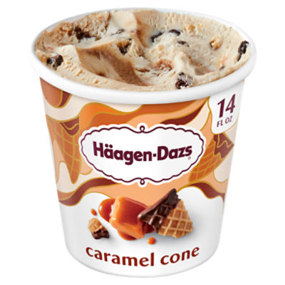 Häagen-Dazs Caramel Cone Ice Cream, 14 fl oz