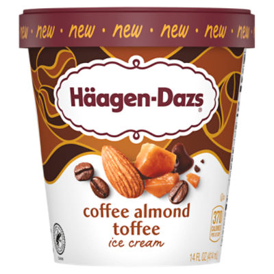 Häagen-Dazs Coffee Almond Toffee Ice Cream, 14 fl oz