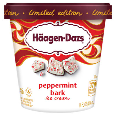 Häagen-Dazs Peppermint Bark Ice Cream Limited Edition, 14 fl oz