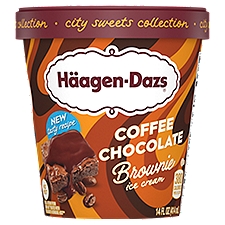 Häagen-Dazs Coffee Chocolate Brownie Ice Cream, 14 fl oz