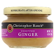 Christopher Ranch Chopped Ginger, 4.25 oz, 4.25 Ounce