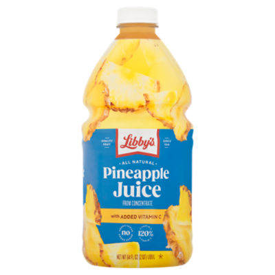 Libby's All Natural Pineapple Juice, 64 fl oz