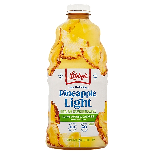 Libby's All Natural Pineapple Light Juice, 64 fl oz